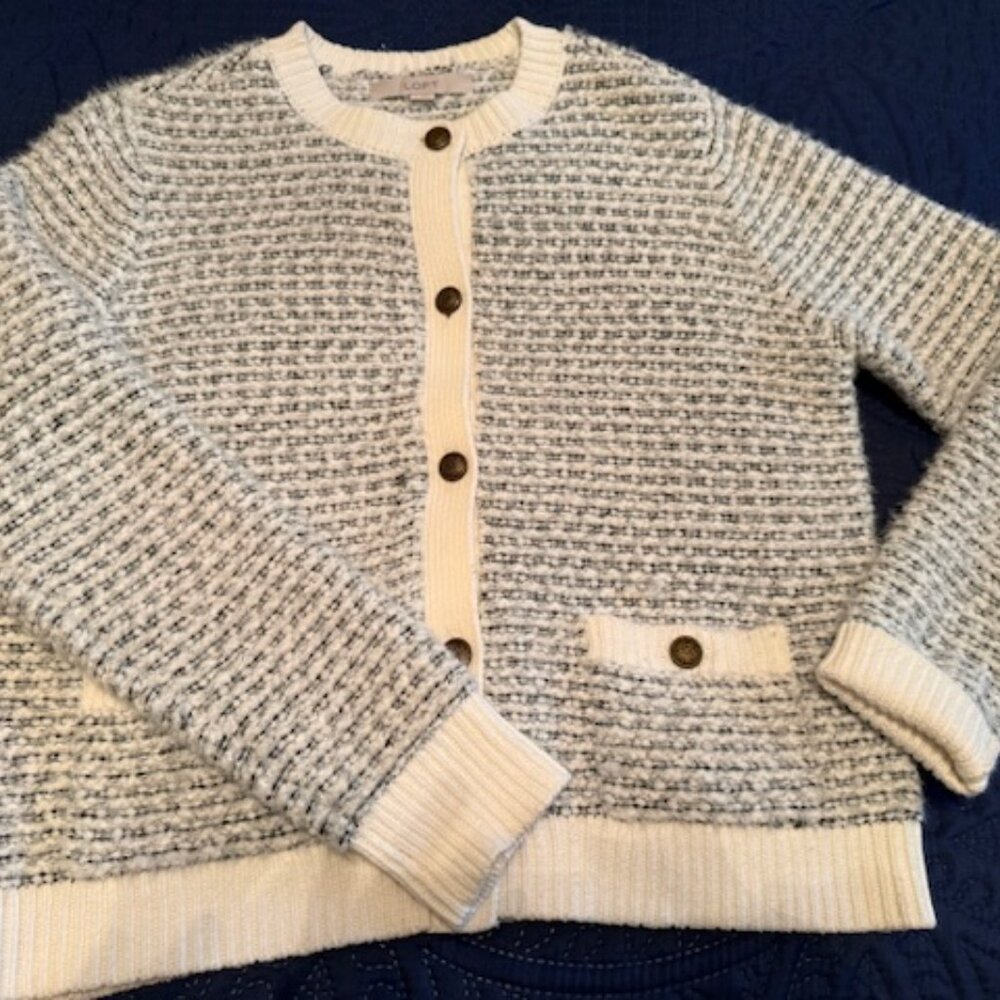 Talbots Crew Neck Cardigan